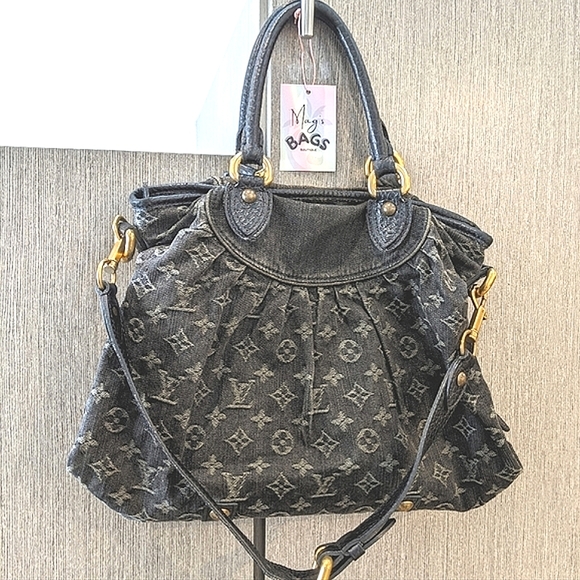 Louis Vuitton: Monogram Denim Celebrity Neo Cabby MM - Picture 2 of 16